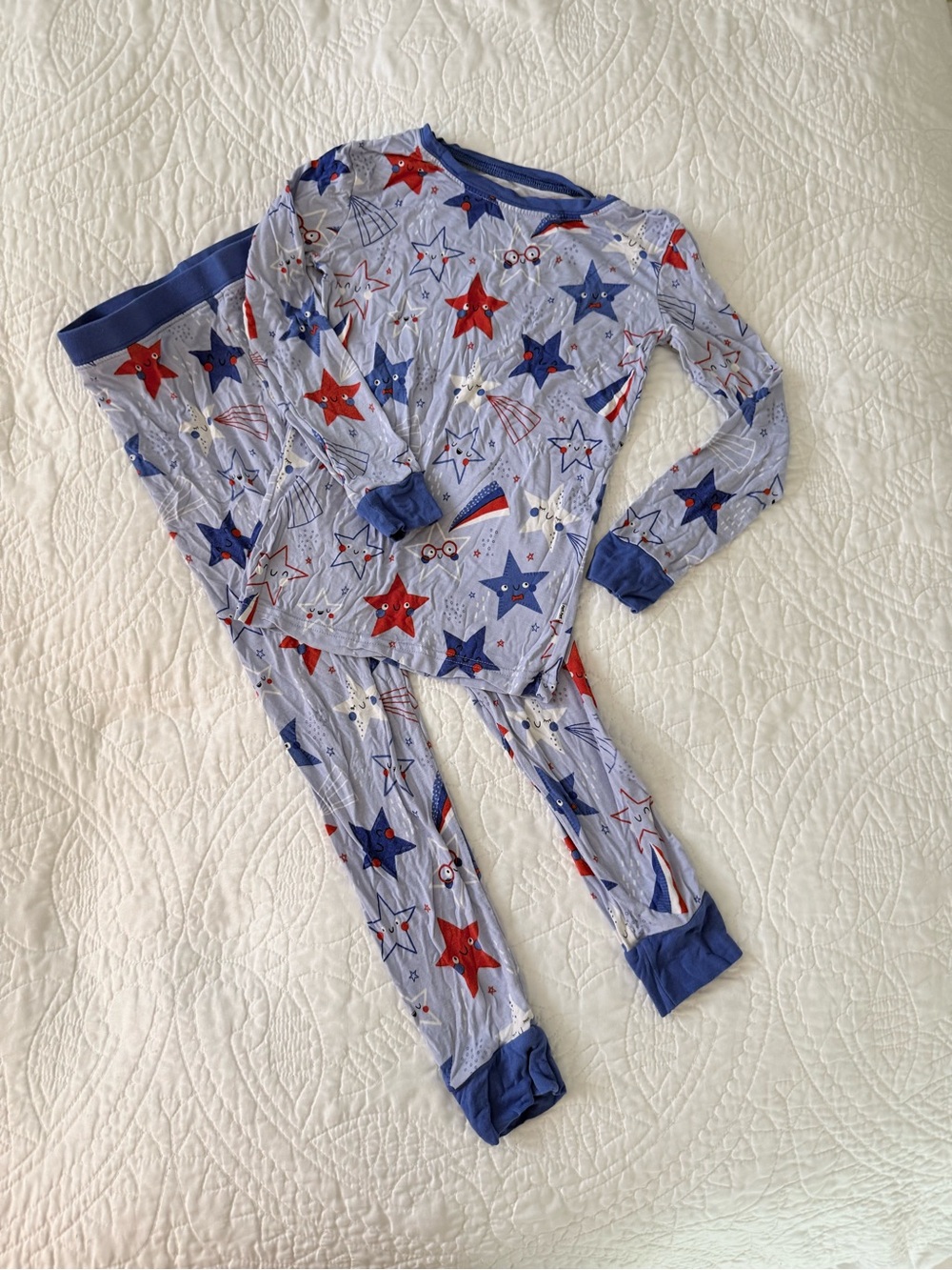 little sleepies Star Spangled Long-Sleeve Two-Piece Pajama Set Baby 5/6